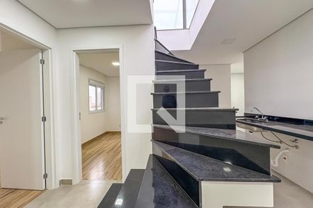 Escada de acesso ao Terraço de apartamento à venda com 2 quartos, 144m² em Jardim do Mar, São Bernardo do Campo