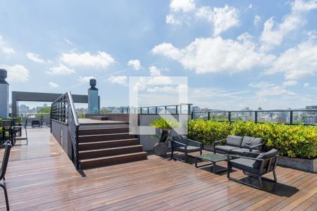 Área comum - Piscina de apartamento à venda com 1 quarto, 25m² em Farroupilha, Porto Alegre