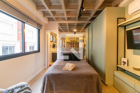 Sala/Quarto de apartamento à venda com 1 quarto, 25m² em Farroupilha, Porto Alegre