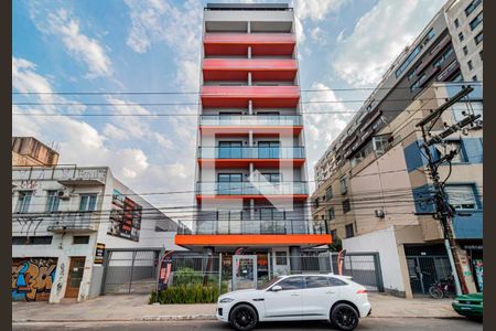 Fachada de apartamento à venda com 1 quarto, 25m² em Farroupilha, Porto Alegre