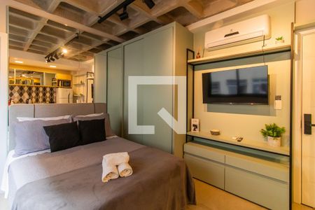 Sala/Quarto de apartamento à venda com 1 quarto, 25m² em Farroupilha, Porto Alegre