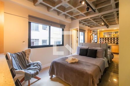 Sala/Quarto de apartamento à venda com 1 quarto, 25m² em Farroupilha, Porto Alegre