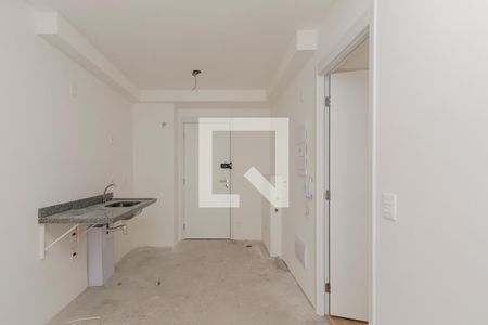 Sala/ Cozinha de apartamento para alugar com 1 quarto, 42m² em Brooklin, São Paulo