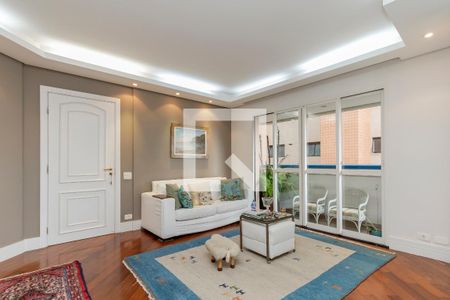 Sala de apartamento à venda com 3 quartos, 137m² em Brooklin, São Paulo