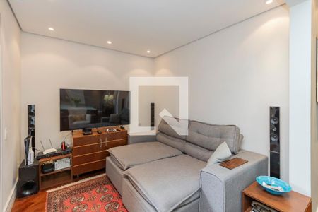 Sala de TV de apartamento à venda com 3 quartos, 137m² em Brooklin, São Paulo