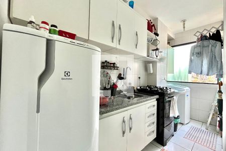 Cozinha de apartamento à venda com 1 quarto, 29m² em Vila Guarani (zona Sul), São Paulo
