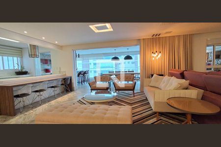 Sala de apartamento à venda com 3 quartos, 198m² em Cerâmica, São Caetano do Sul