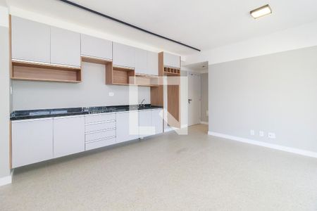 Sala/Cozinha de apartamento para alugar com 1 quarto, 54m² em Santo Amaro, São Paulo