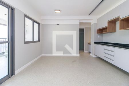 Sala/Cozinha de apartamento para alugar com 1 quarto, 54m² em Santo Amaro, São Paulo