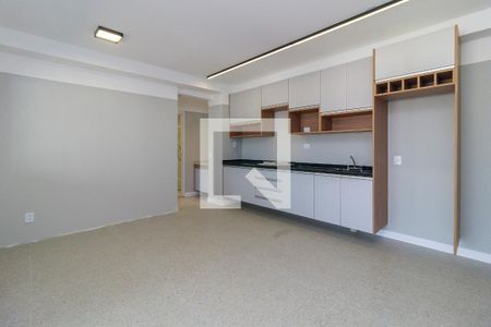 Sala/Cozinha de apartamento para alugar com 1 quarto, 52m² em Santo Amaro, São Paulo