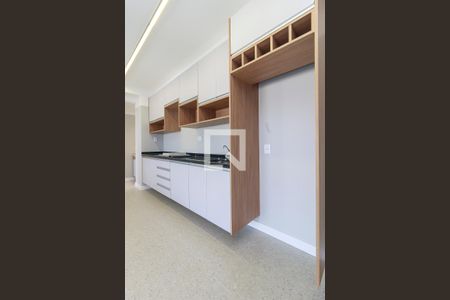 Sala/Cozinha de apartamento para alugar com 1 quarto, 52m² em Santo Amaro, São Paulo