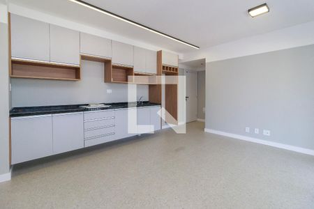 Sala/Cozinha de apartamento para alugar com 1 quarto, 52m² em Santo Amaro, São Paulo