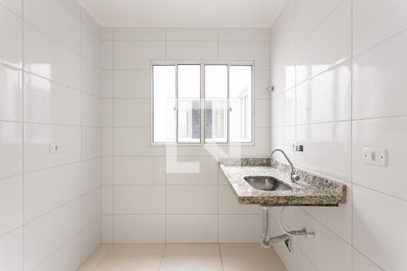 Cozinha de apartamento à venda com 1 quarto, 34m² em Vila Nova Manchester, São Paulo