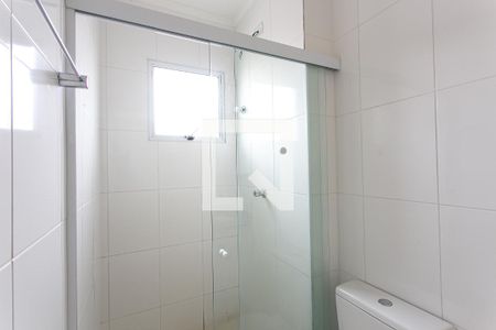 Banheiro de apartamento à venda com 1 quarto, 34m² em Vila Nova Manchester, São Paulo