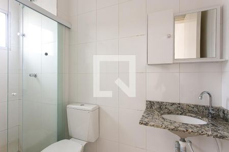 Banheiro de apartamento à venda com 1 quarto, 34m² em Vila Nova Manchester, São Paulo
