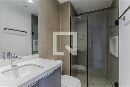 Banheiro de kitnet/studio para alugar com 1 quarto, 25m² em Vila Mariana, São Paulo