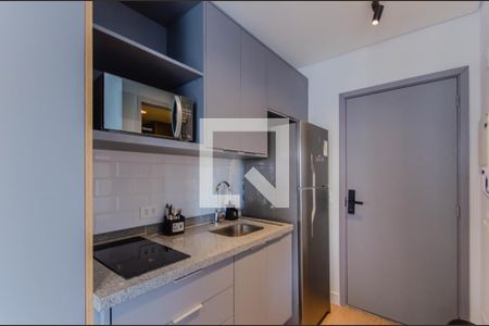 Cozinha de kitnet/studio para alugar com 1 quarto, 25m² em Vila Mariana, São Paulo