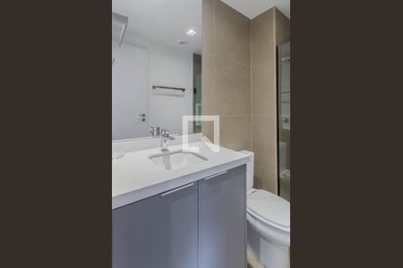 Banheiro de kitnet/studio para alugar com 1 quarto, 25m² em Vila Mariana, São Paulo