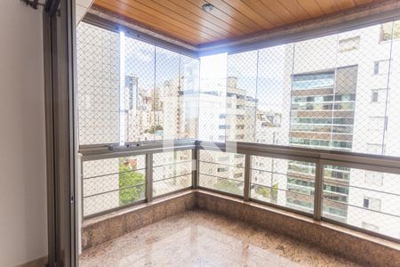 Varanda da Sala 1 de apartamento à venda com 4 quartos, 179m² em Gutierrez, Belo Horizonte