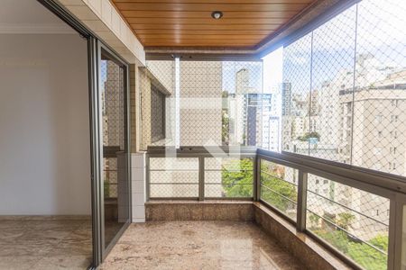 Varanda da Sala 1 de apartamento à venda com 4 quartos, 179m² em Gutierrez, Belo Horizonte