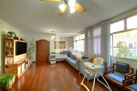Sala de apartamento à venda com 3 quartos, 180m² em Funcionários, Belo Horizonte
