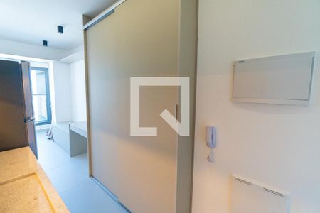 Cozinha de kitnet/studio para alugar com 1 quarto, 26m² em Vila Clementino, São Paulo