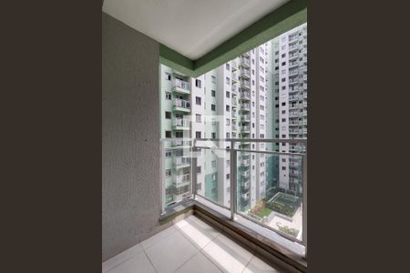 Varanda da Sala de apartamento à venda com 2 quartos, 52m² em Santo Cristo, Rio de Janeiro