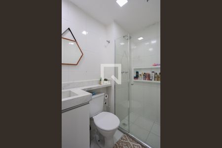Banheiro Social de apartamento para alugar com 2 quartos, 42m² em Jardim Santa Cruz, São Paulo