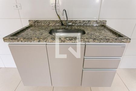 Cozinha de apartamento à venda com 1 quarto, 34m² em Vila Nova Manchester, São Paulo