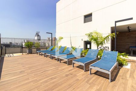 Área comum - Piscina de kitnet/studio para alugar com 1 quarto, 30m² em Cerqueira César, São Paulo