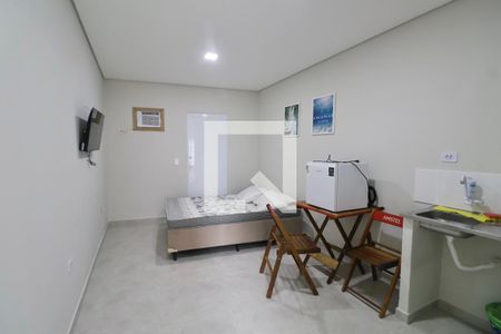Sala de apartamento para alugar com 1 quarto, 36m² em Vila Julia, Guarujá