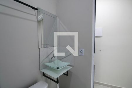 Banheiro Social de apartamento para alugar com 1 quarto, 36m² em Vila Julia, Guarujá