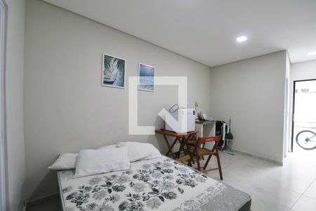 Sala de apartamento para alugar com 1 quarto, 36m² em Vila Julia, Guarujá