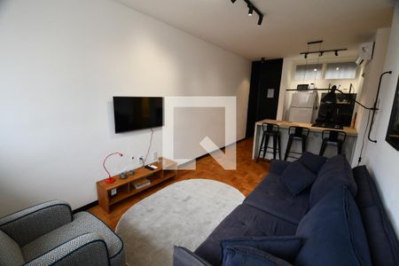 Sala de apartamento à venda com 1 quarto, 50m² em Centro, Campinas
