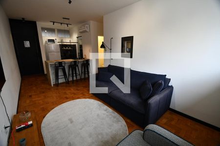 Sala de apartamento à venda com 1 quarto, 50m² em Centro, Campinas