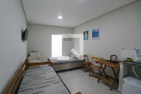 Sala de apartamento para alugar com 1 quarto, 36m² em Vila Julia, Guarujá