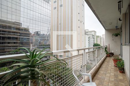 Varanda da Sala de apartamento à venda com 3 quartos, 130m² em Paraíso, São Paulo