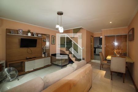 Sala de casa de condomínio à venda com 3 quartos, 180m² em Taquara, Rio de Janeiro