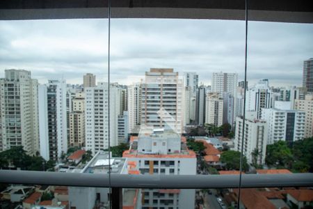 Vista da Sacada de apartamento à venda com 1 quarto, 49m² em Cidade Monções, São Paulo