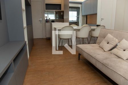 Sala de apartamento à venda com 1 quarto, 49m² em Cidade Monções, São Paulo