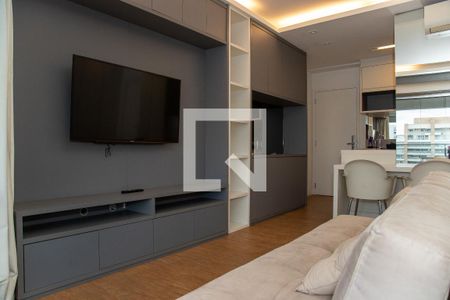 Sala de apartamento à venda com 1 quarto, 49m² em Cidade Monções, São Paulo