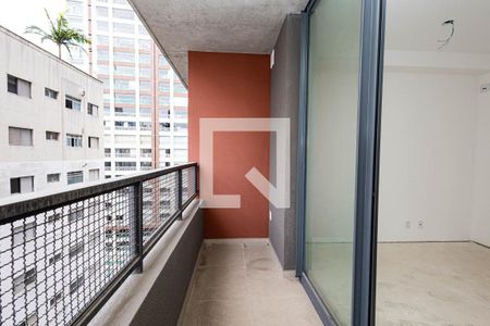 Varanda de kitnet/studio à venda com 1 quarto, 24m² em Consolação, São Paulo