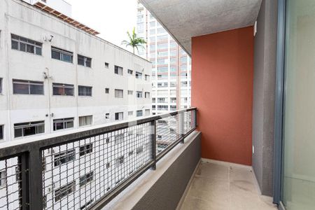 Varanda de kitnet/studio à venda com 1 quarto, 24m² em Consolação, São Paulo