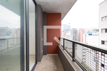 Varanda de kitnet/studio à venda com 1 quarto, 24m² em Consolação, São Paulo