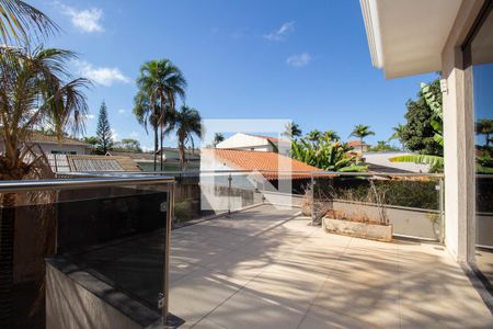 Sacada da Suíte 5 de casa de condomínio à venda com 5 quartos, 1000m² em Sh Contagem, Brasília