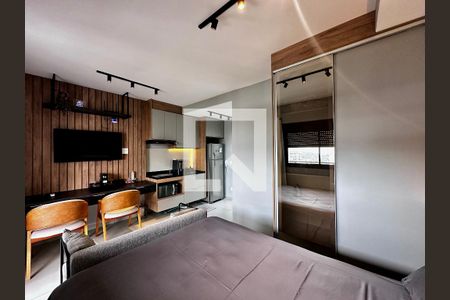 Studio de kitnet/studio para alugar com 1 quarto, 29m² em Jardim das Acacias, São Paulo