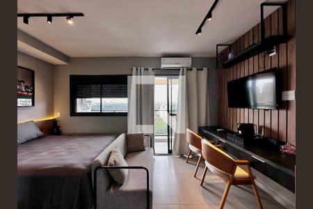 Studio de kitnet/studio para alugar com 1 quarto, 29m² em Jardim das Acacias, São Paulo