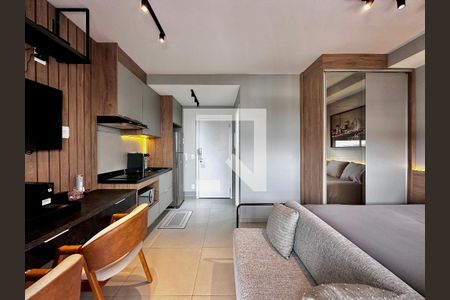 Studio de kitnet/studio para alugar com 1 quarto, 29m² em Jardim das Acacias, São Paulo