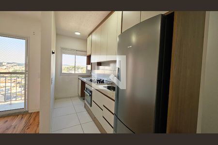 Sala/Cozinha de apartamento para alugar com 2 quartos, 48m² em Vila Nambi, Jundiaí