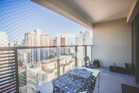 Varanda de apartamento para alugar com 1 quarto, 37m² em Vila Monte Alegre, São Paulo